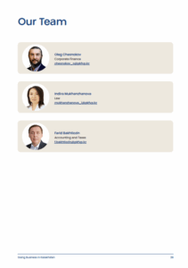 doing business in Kazakhstan
